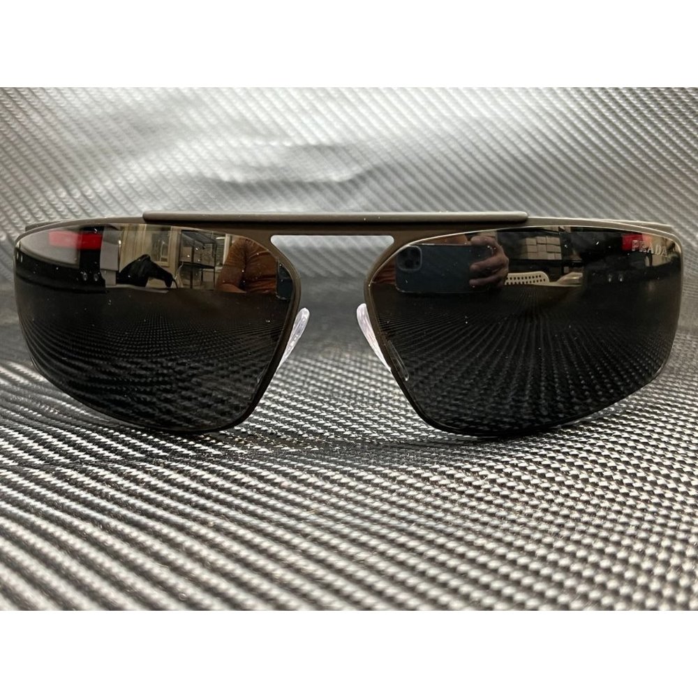 Prada Matte Black Men's 59mm Sunglasses - Picture 2 of 4